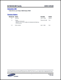 Click here to download K6T8016C3M-TF70 Datasheet