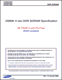 Click here to download K4H560838H Datasheet