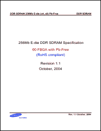Click here to download K4H560438E-ZCB0 Datasheet