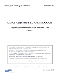 Click here to download M393T2950CZ3-CD5 Datasheet