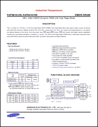 Click here to download K4F661612D-TP Datasheet