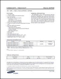 Click here to download K4M28163PH-RBF1L Datasheet