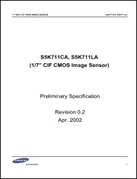 Click here to download S5K711CA Datasheet