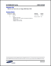 Click here to download K6T8008C2M-RB70 Datasheet