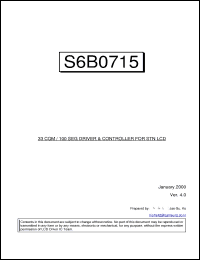 Click here to download S6B0715A01-XXX0 Datasheet