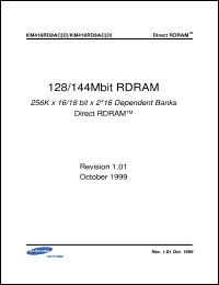 Click here to download KM416RD8ACD-RK70 Datasheet