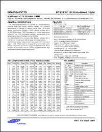 Click here to download M366S6453CTS Datasheet