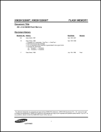 Click here to download KM29V32000IT Datasheet