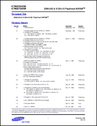 Click here to download K7N801845M Datasheet