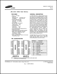 Click here to download KM29V16000AR Datasheet