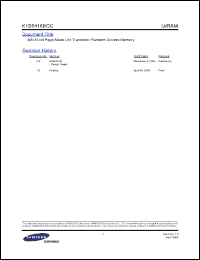 Click here to download K1S6416BCC-I Datasheet