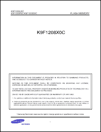 Click here to download K9F1208U0C Datasheet