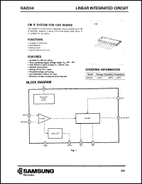 Click here to download KA2244 Datasheet