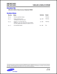 Click here to download KM718FV4021 Datasheet