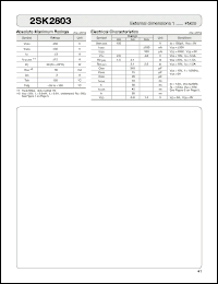 Click here to download 2SK2803 Datasheet
