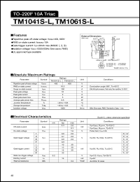 Click here to download TM1041S-L Datasheet