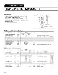 Click here to download TM1061S-R Datasheet