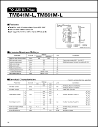 Click here to download TM841M-L Datasheet