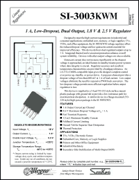 Click here to download SI-3003KWM Datasheet