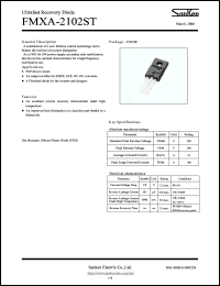 Click here to download FMXA-2102ST Datasheet