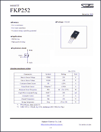 Click here to download FKP252 Datasheet
