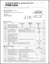 Click here to download PWB130A Datasheet