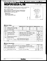 Click here to download MDF150A30L Datasheet