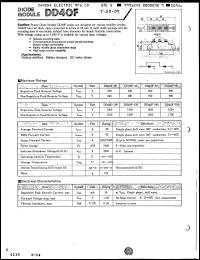 Click here to download DD40F100 Datasheet