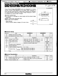 Click here to download KD100HB120 Datasheet