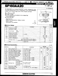 Click here to download SF150AA20 Datasheet