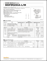 Click here to download MDFR250A-L Datasheet