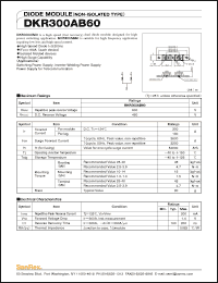 Click here to download DKR300AB60 Datasheet