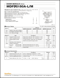 Click here to download MDF150A-M Datasheet