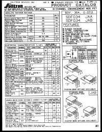 Click here to download SDF034JAAXGSN Datasheet