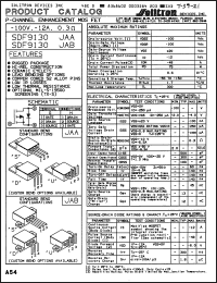 Click here to download SDF9130JAASGSN Datasheet