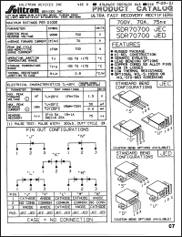 Click here to download SDR70700JECLESN Datasheet