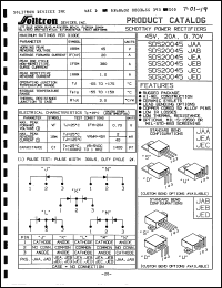 Click here to download SDS20045JECWLD1N Datasheet