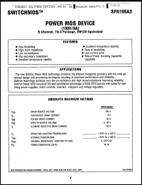 Click here to download SFN106A3 Datasheet