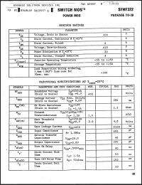 Click here to download SFNF322 Datasheet