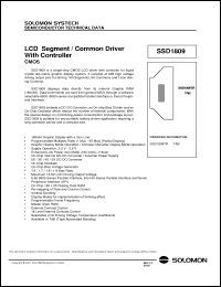 Click here to download SSD1809TR Datasheet