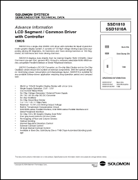Click here to download SSD1810 Datasheet