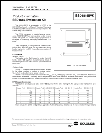 Click here to download SSD1815EVK Datasheet