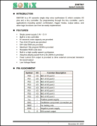 Click here to download SN67061 Datasheet