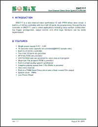 Click here to download SNC11 Datasheet
