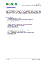 Click here to download SNC374 Datasheet