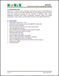 Click here to download SNC353 Datasheet