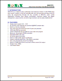 Click here to download SNC375 Datasheet