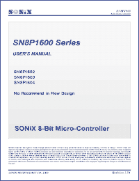 Click here to download SN8P1602AP Datasheet