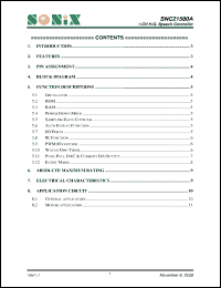 Click here to download SNC21500A Datasheet