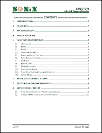 Click here to download SNC21341 Datasheet